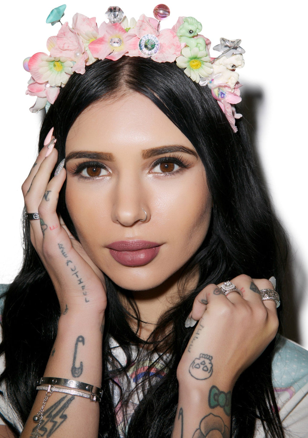 Flower Bomb Headband - Orange