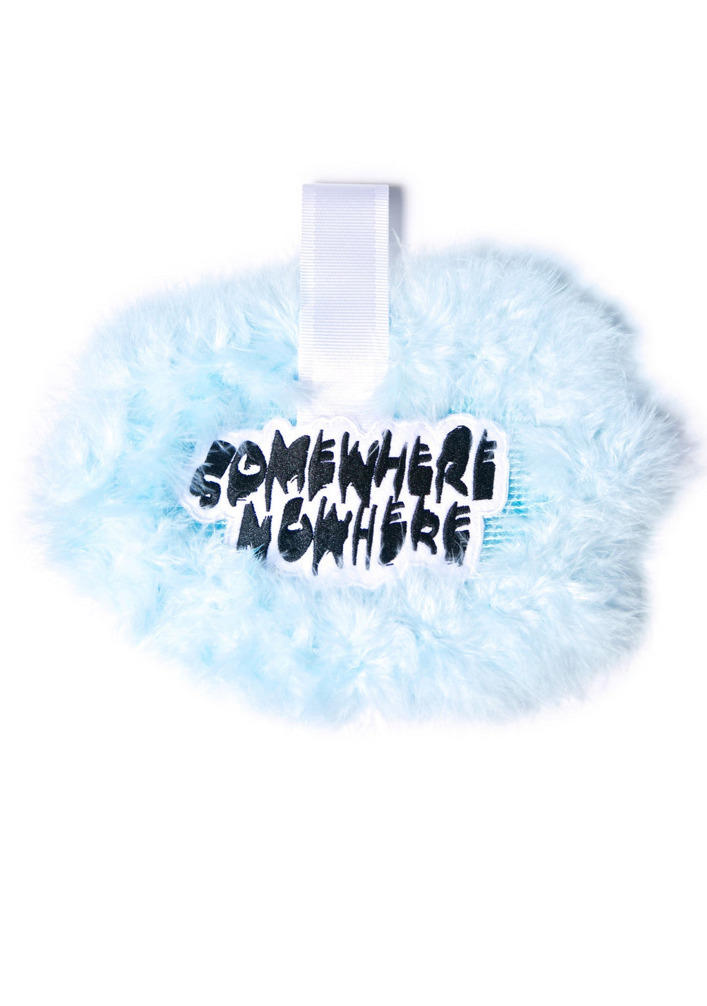 Somewhere Nowhere Fluff Tag - Pink