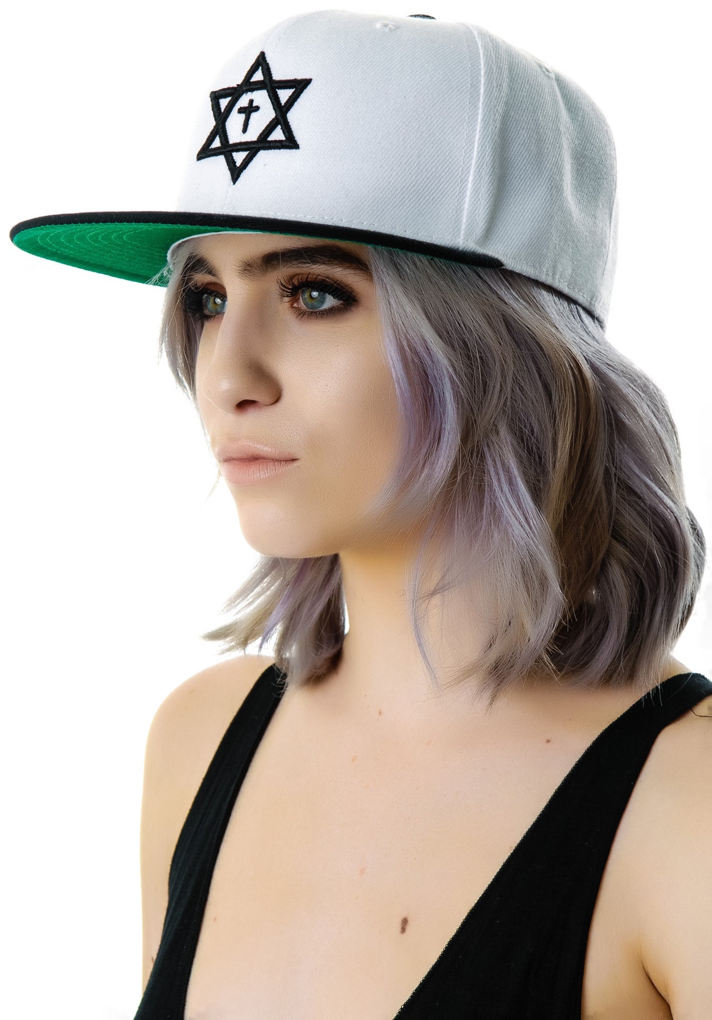 Trippy Snapback - Black