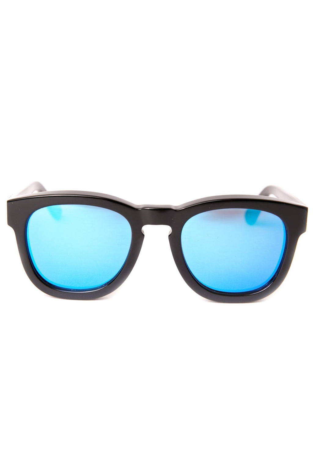 Classic Fox Mirror Sunglasses - Black