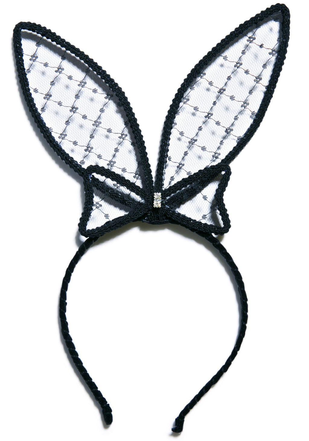 Play With Me Bunny Headband - Black