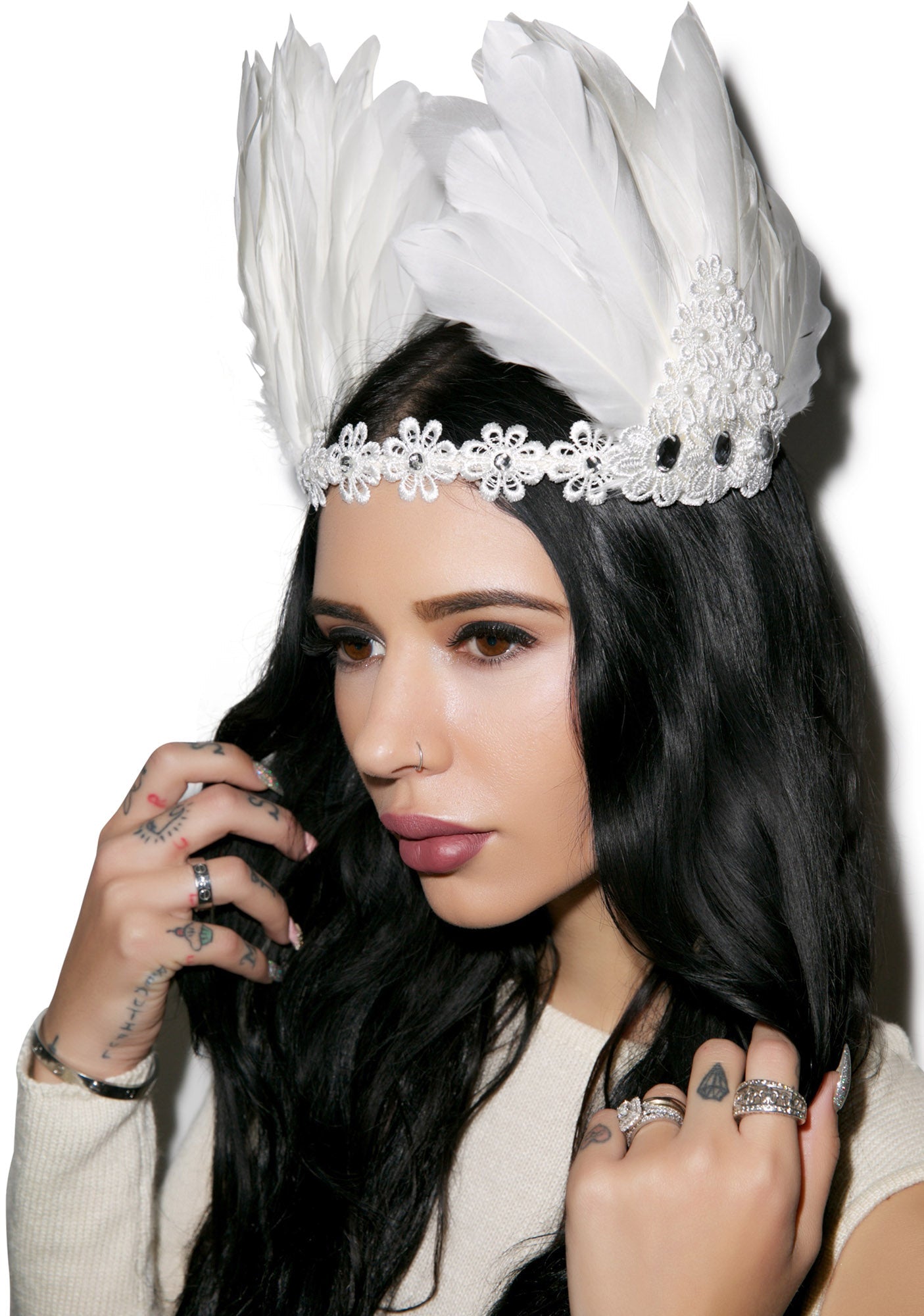 Fly Me To Heaven Headband - Black