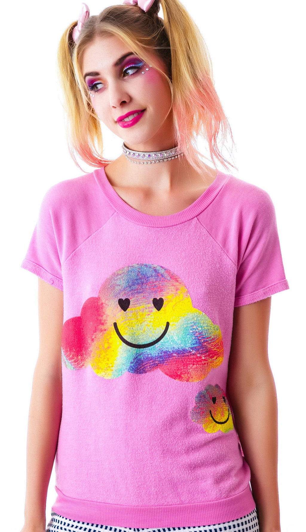 Sherbert Clouds Camden Top - Pink