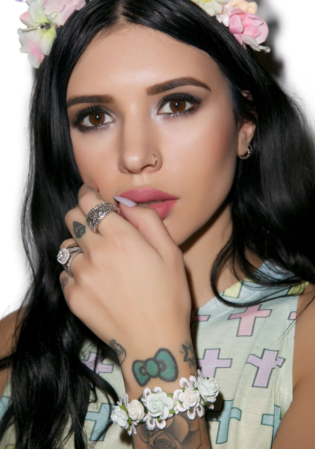 Wild Roses Bracelet - Purple