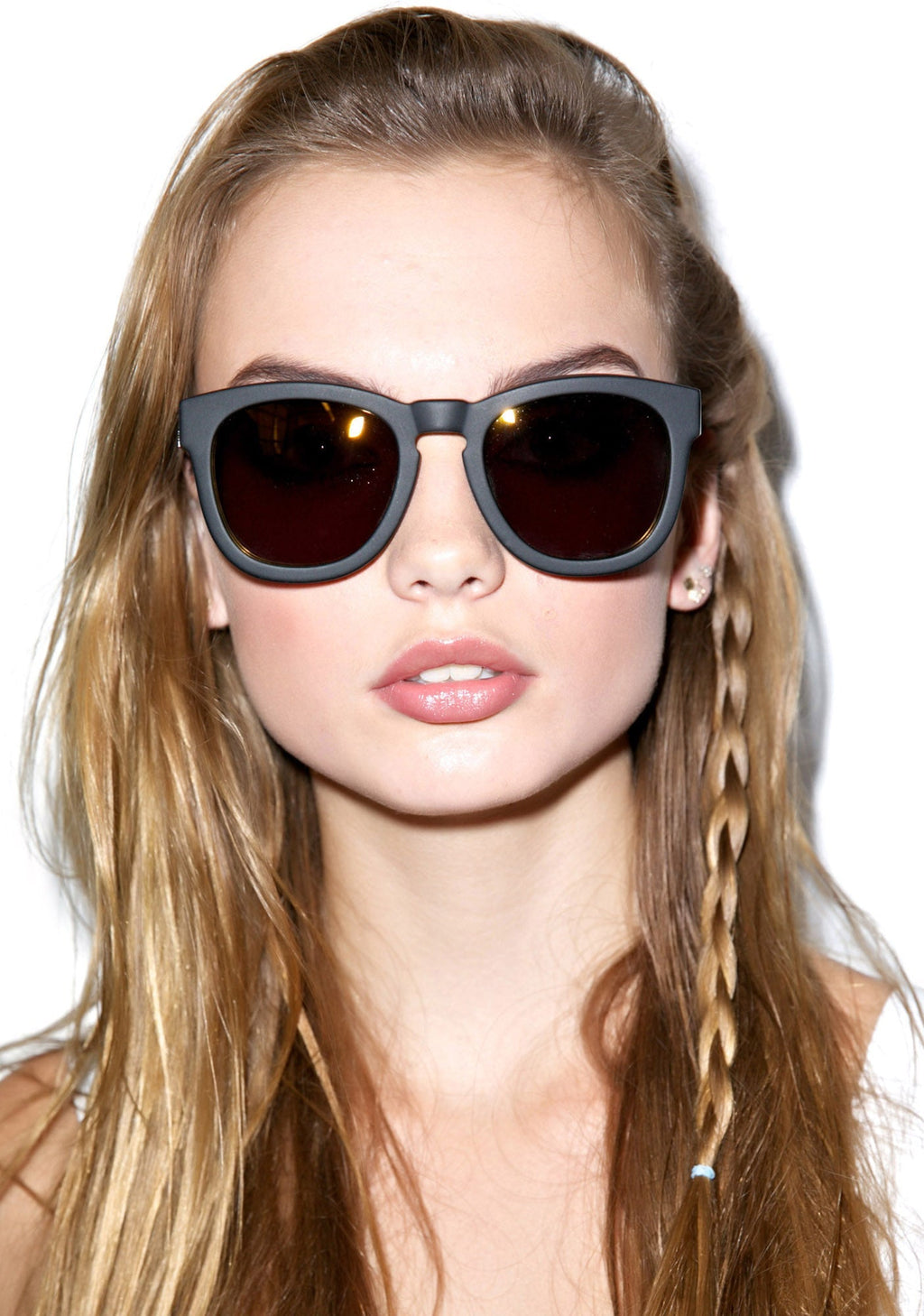 Classic Fox Mirror Sunglasses - Black