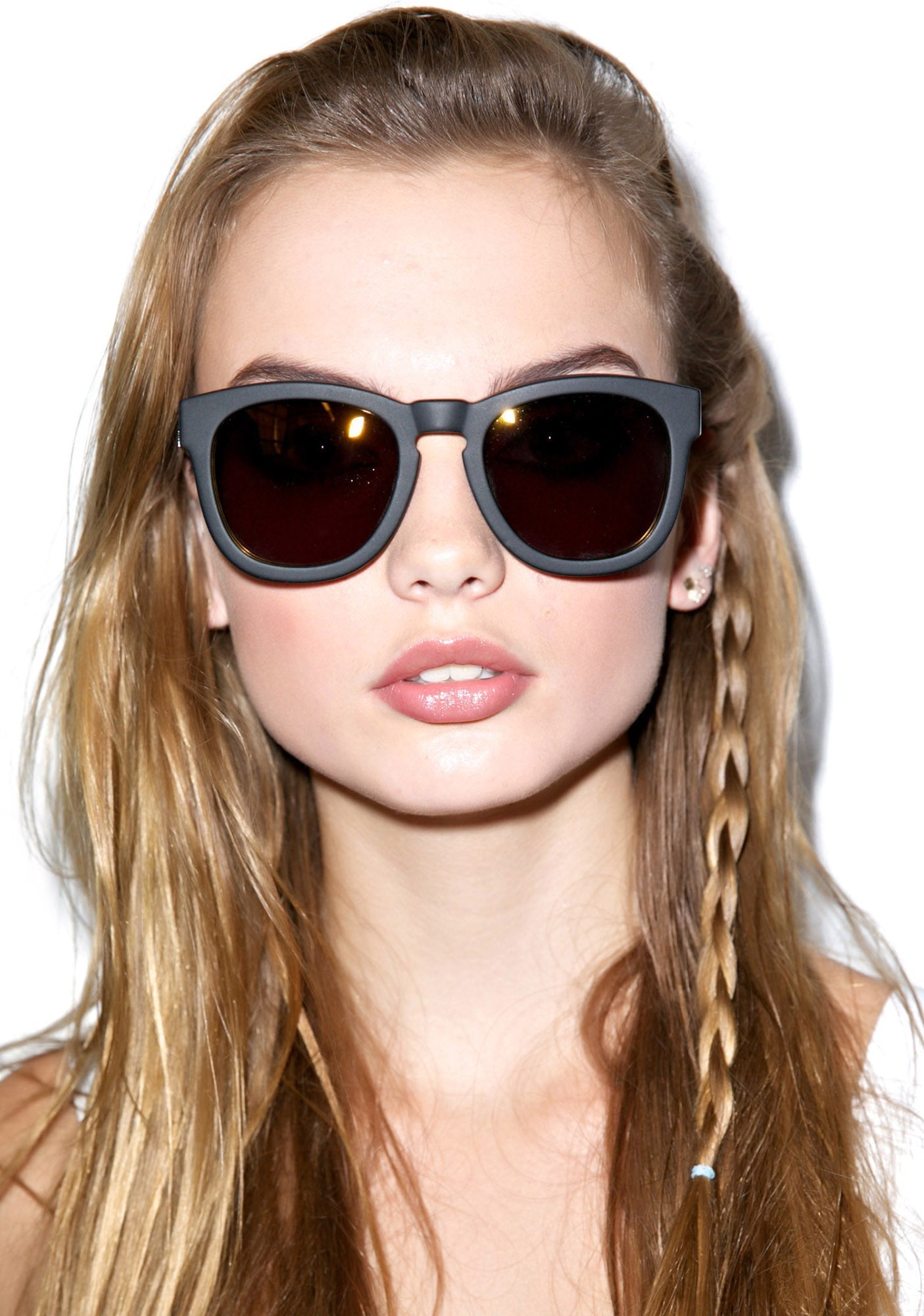 Classic Fox Mirror Sunglasses - Black