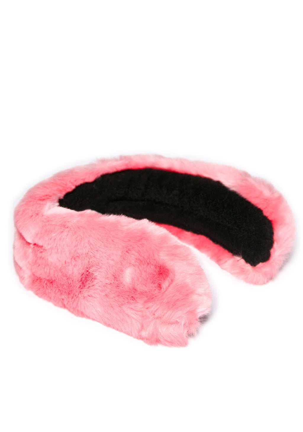 Faux Fur Ear Warmer - Light Blue