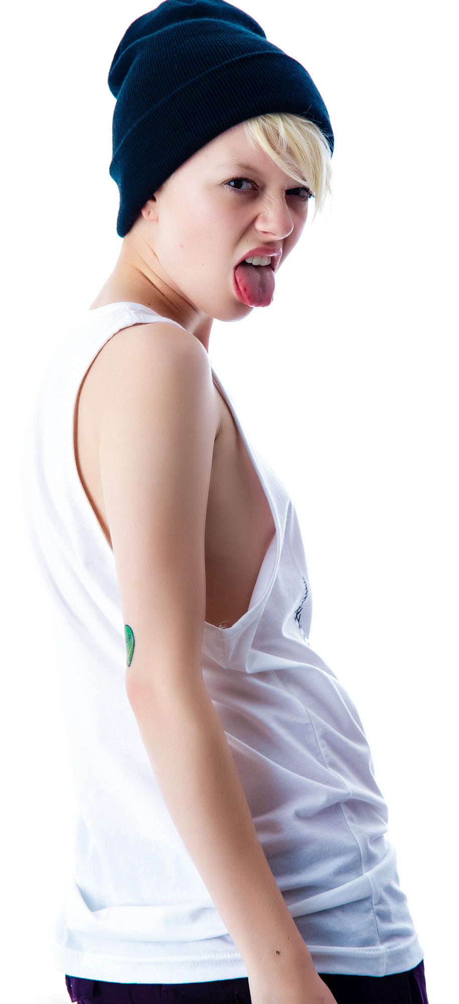 Weed Bone Tank Top - White