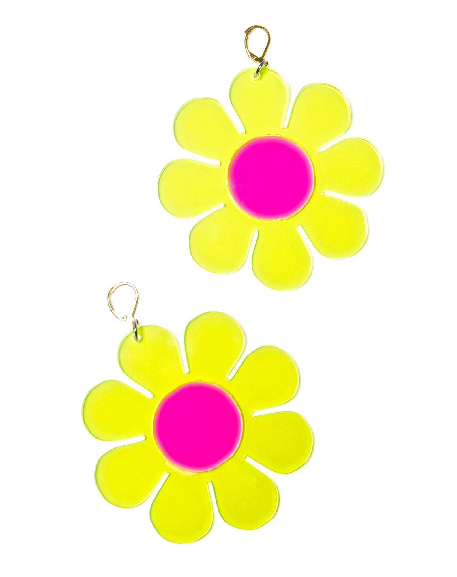 Flower Powerz Earrings - Light Green