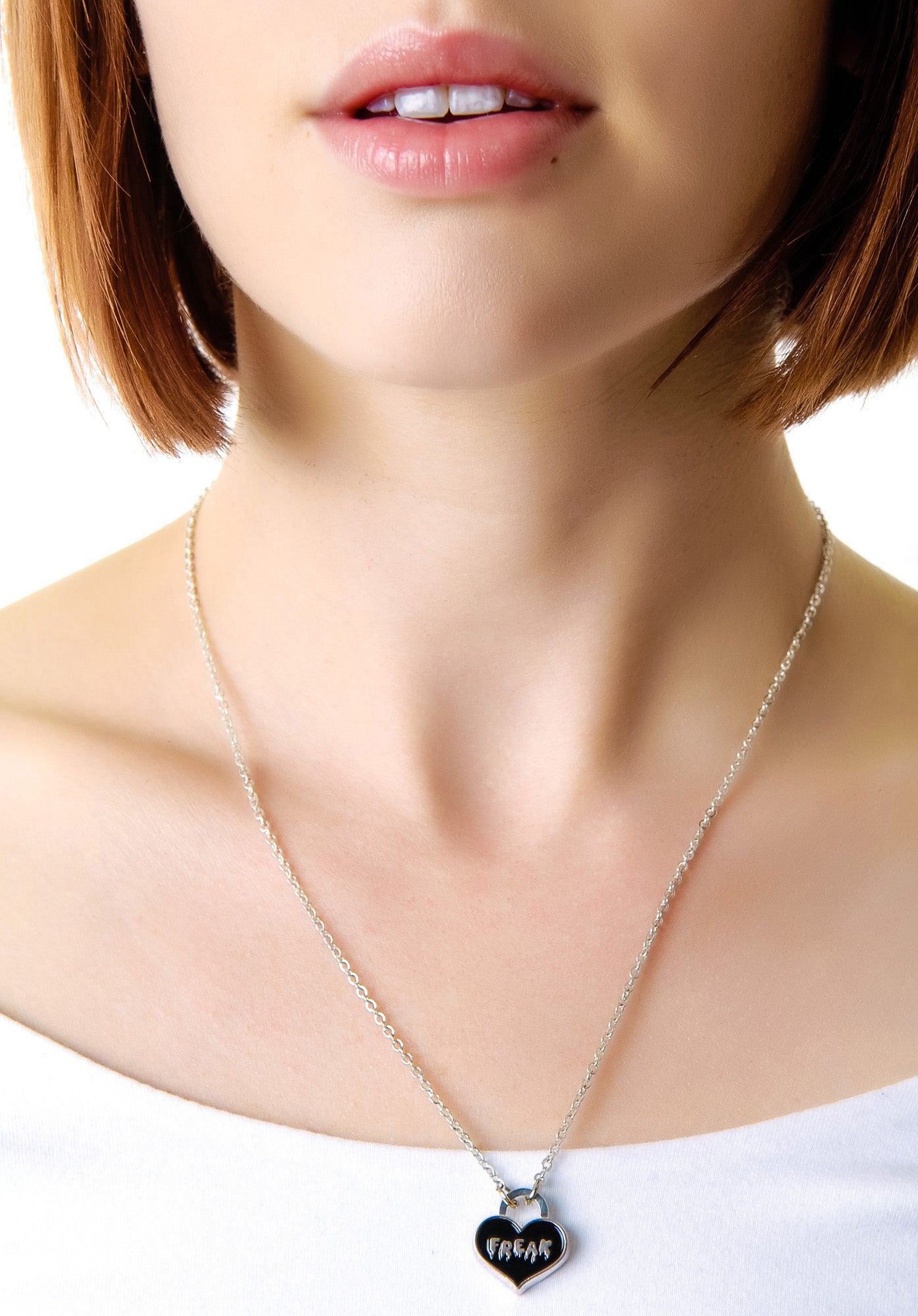 Freak Heart Necklace - Gold