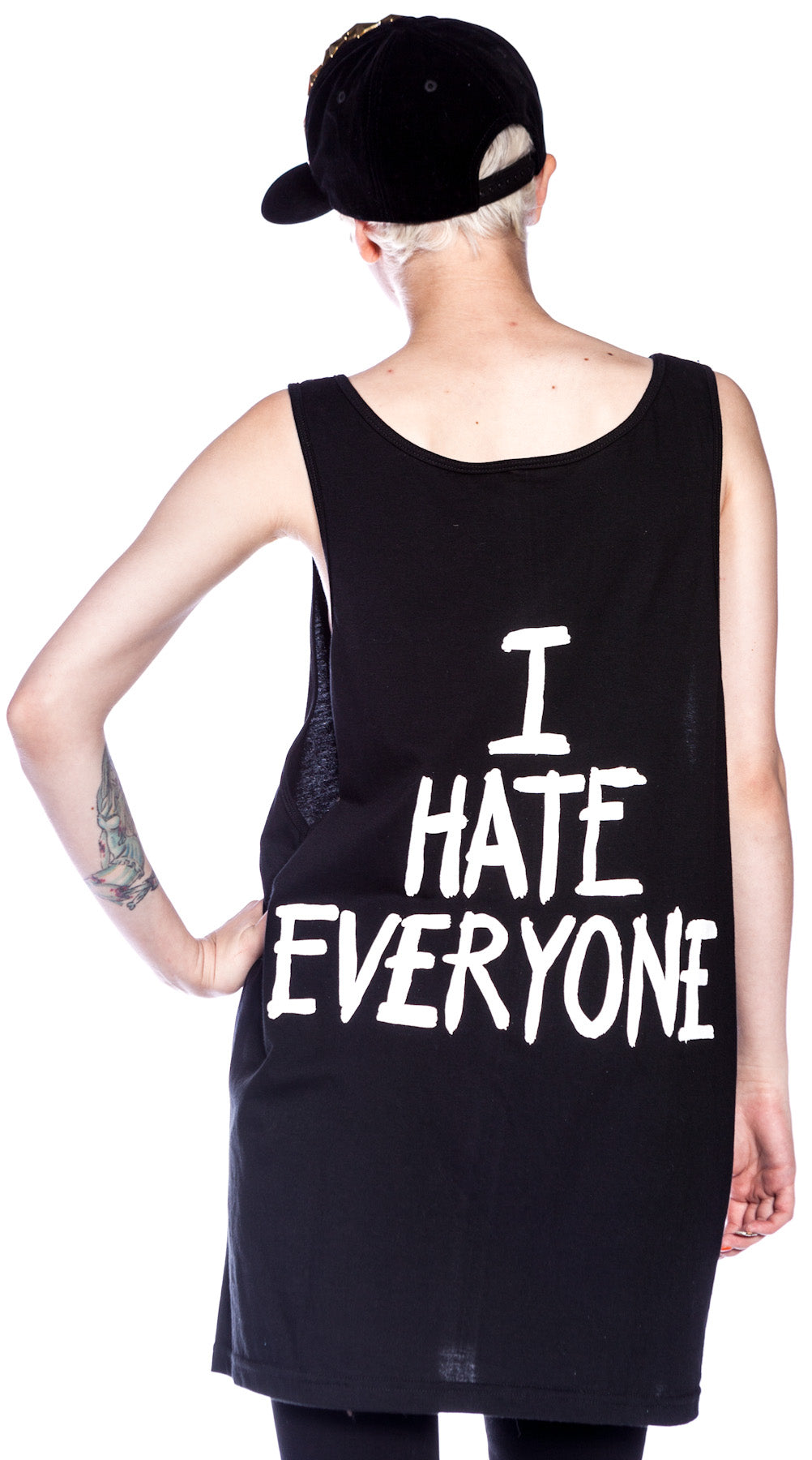 I Hate Everyone Favorite Unisex Tank Top - White