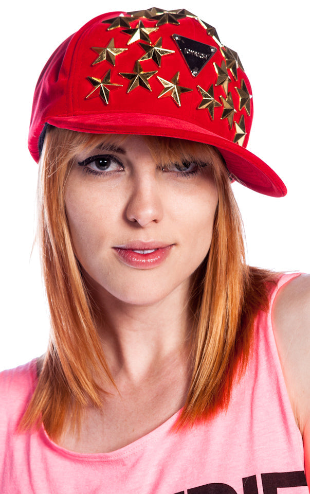 Star Burst Cap - Red