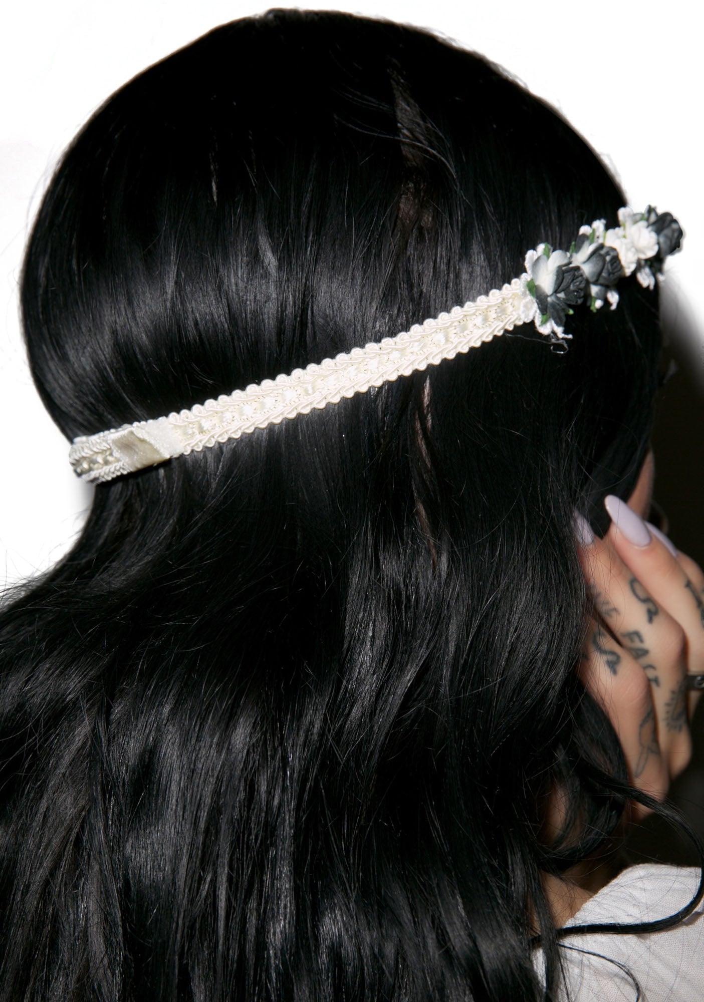 Wildwood Floral Headband - Black