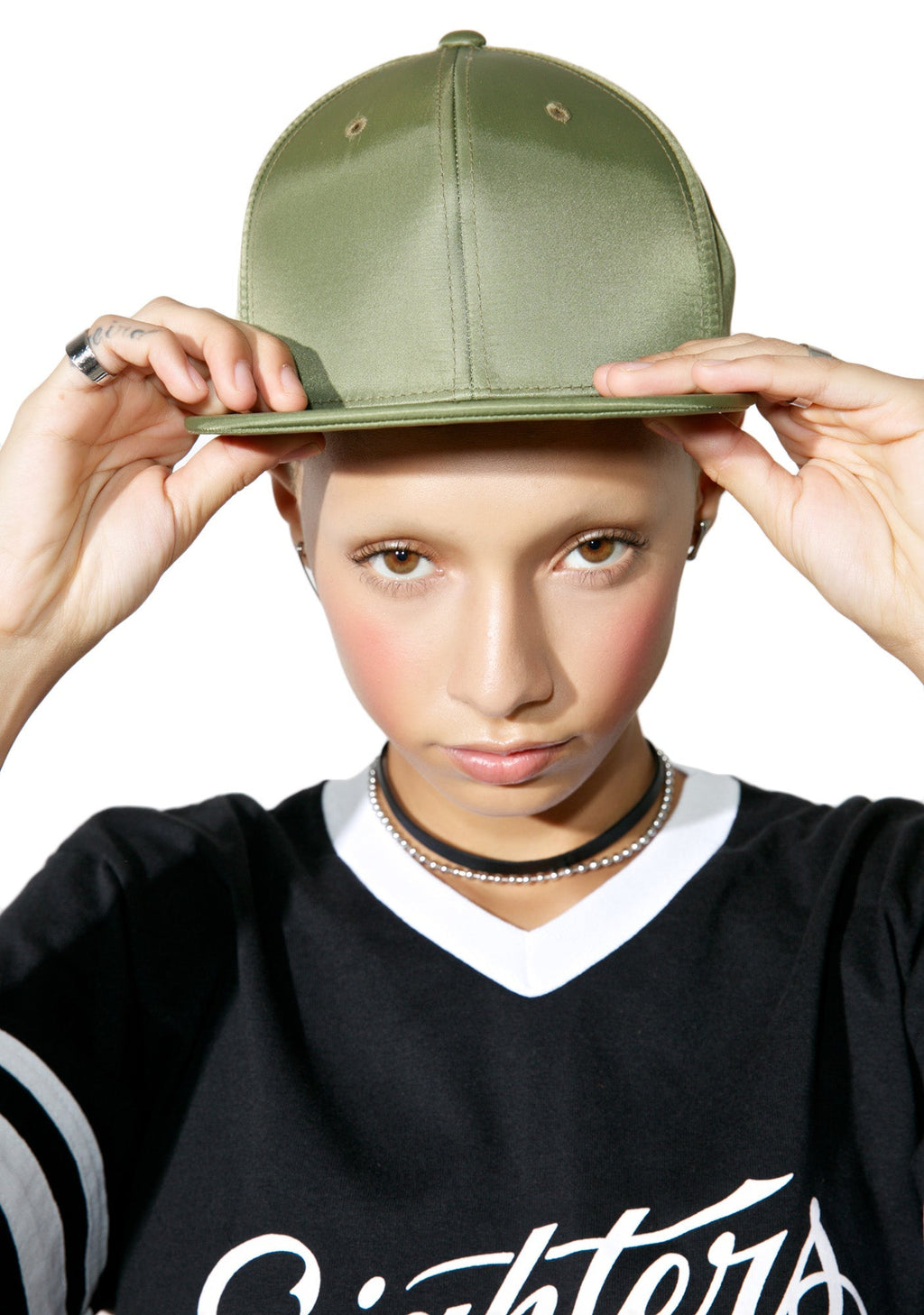 Nylon MA-1 Snapback - Black