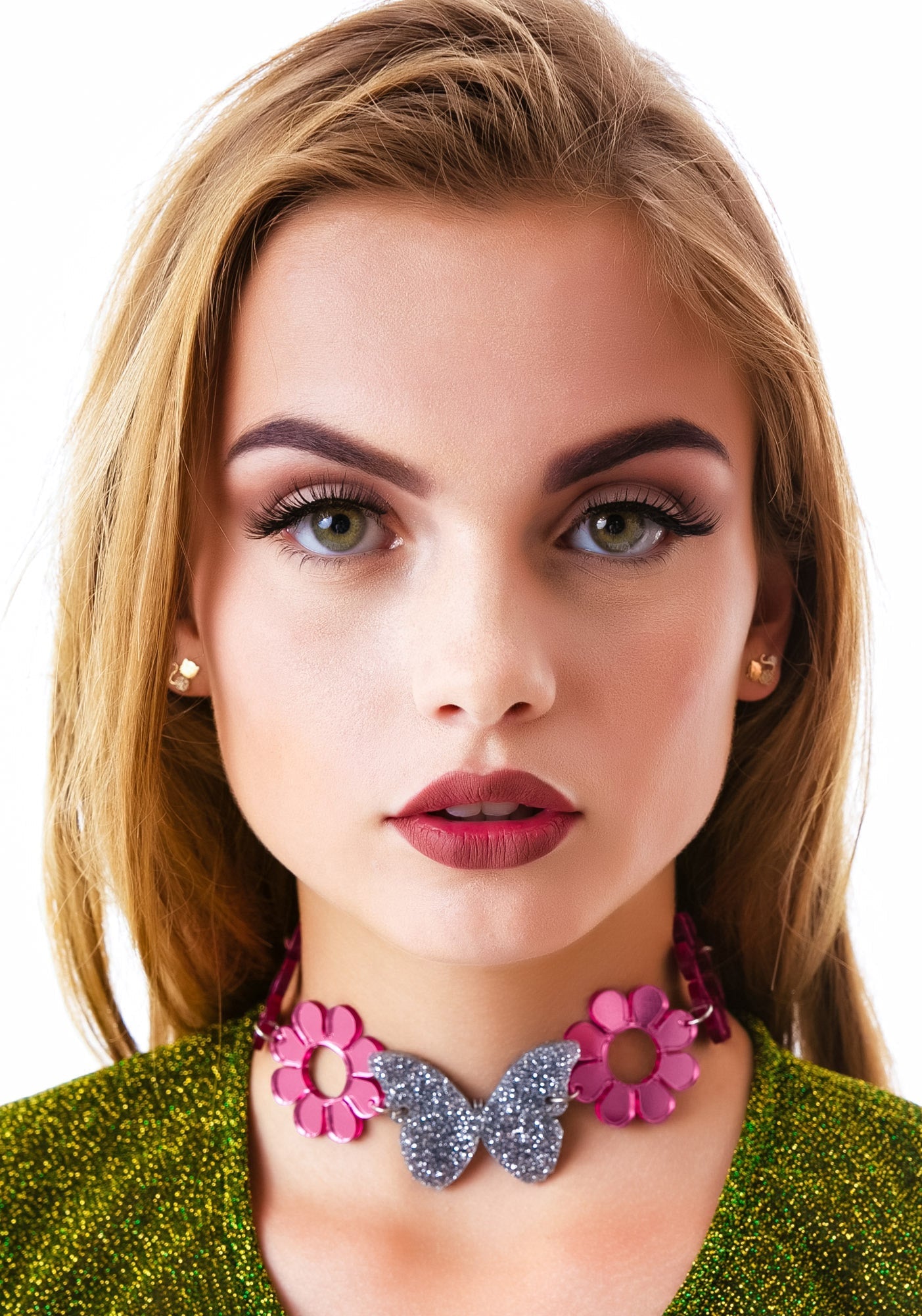 Flower Child Choker - Silver