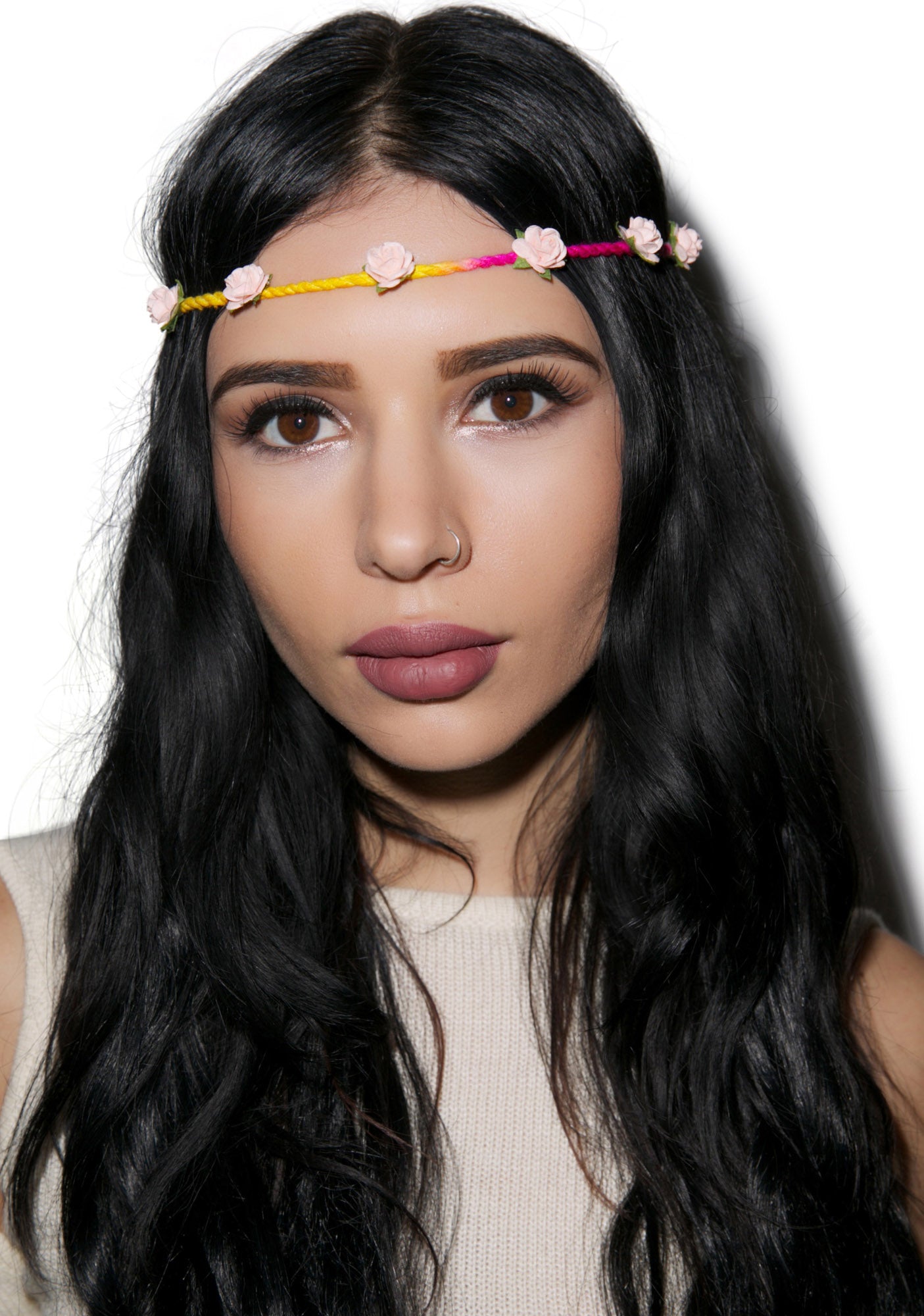 Bella Floral Headband - Purple