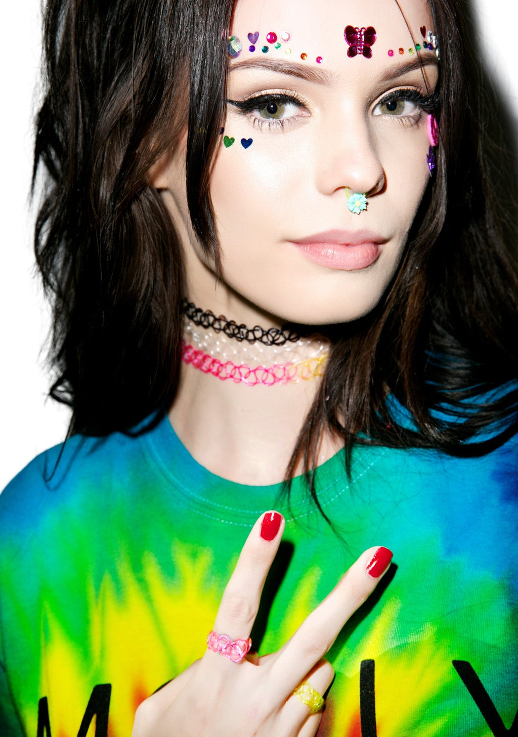 Vending Machine Tattoo Ring - Yellow