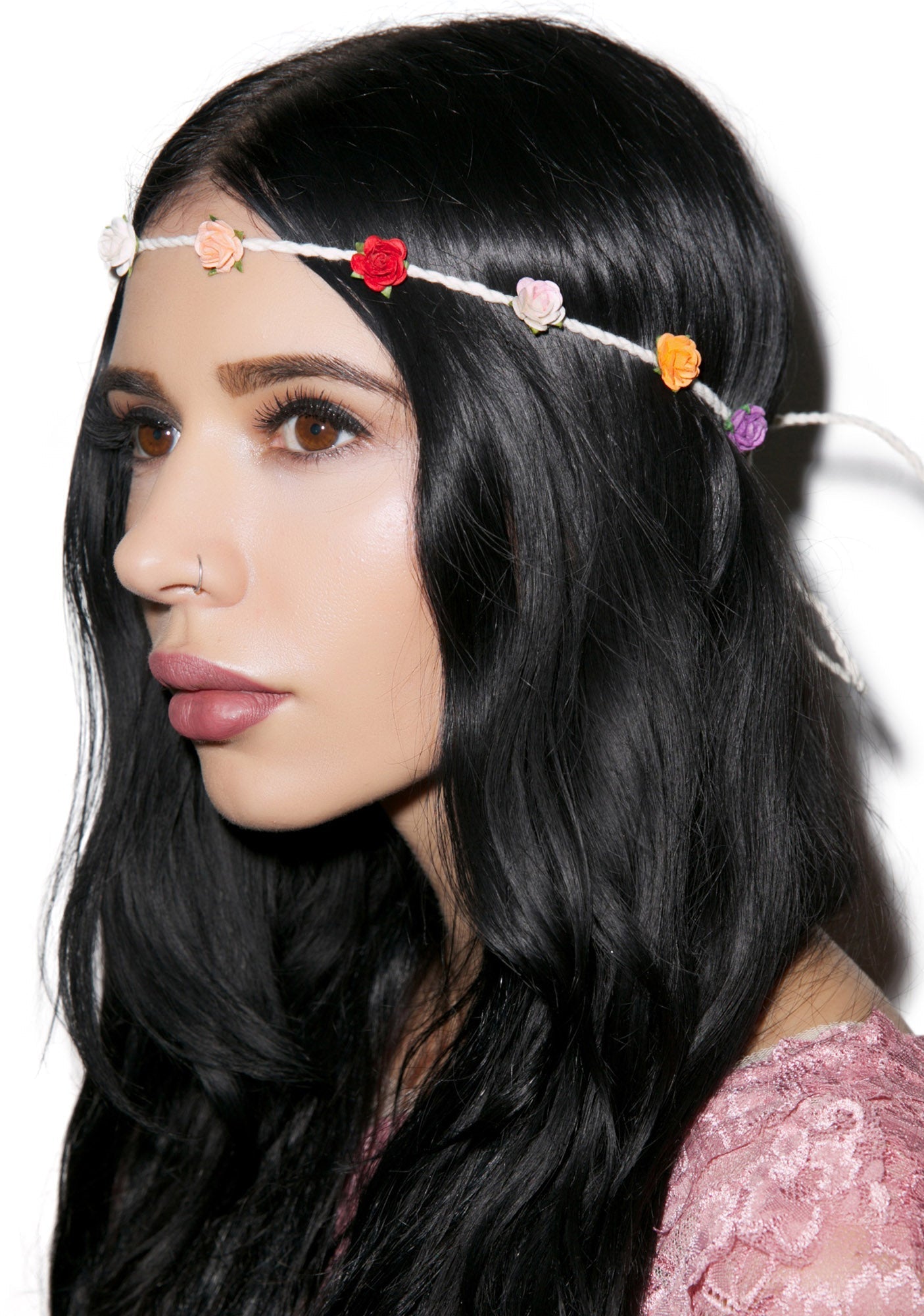 Bella Floral Headband - Purple