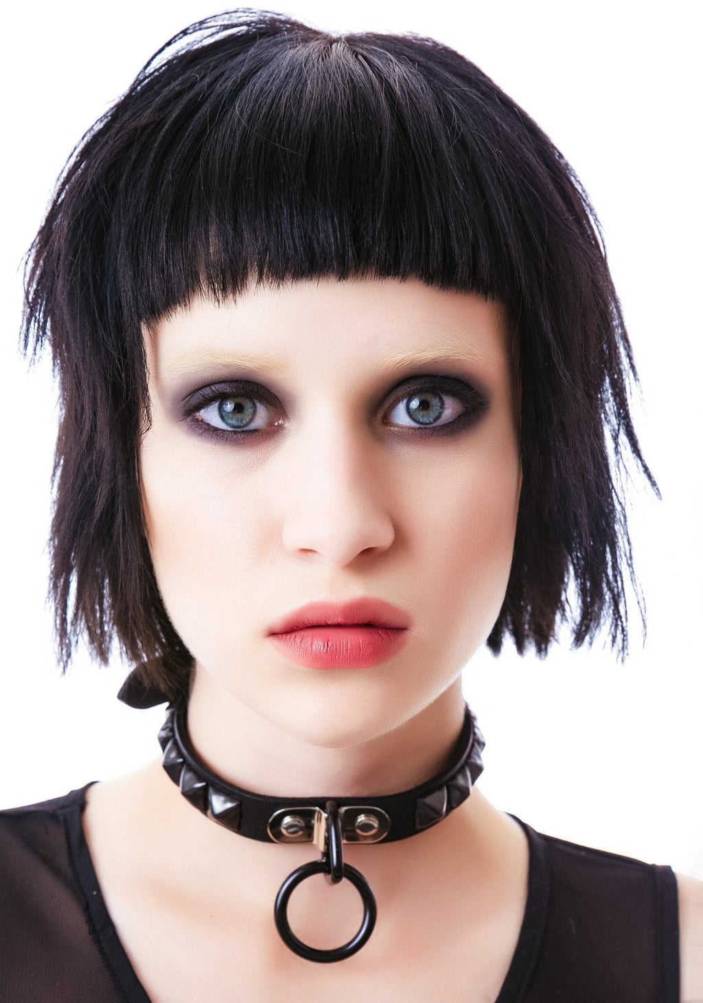 Big O Studded Choker - Silver