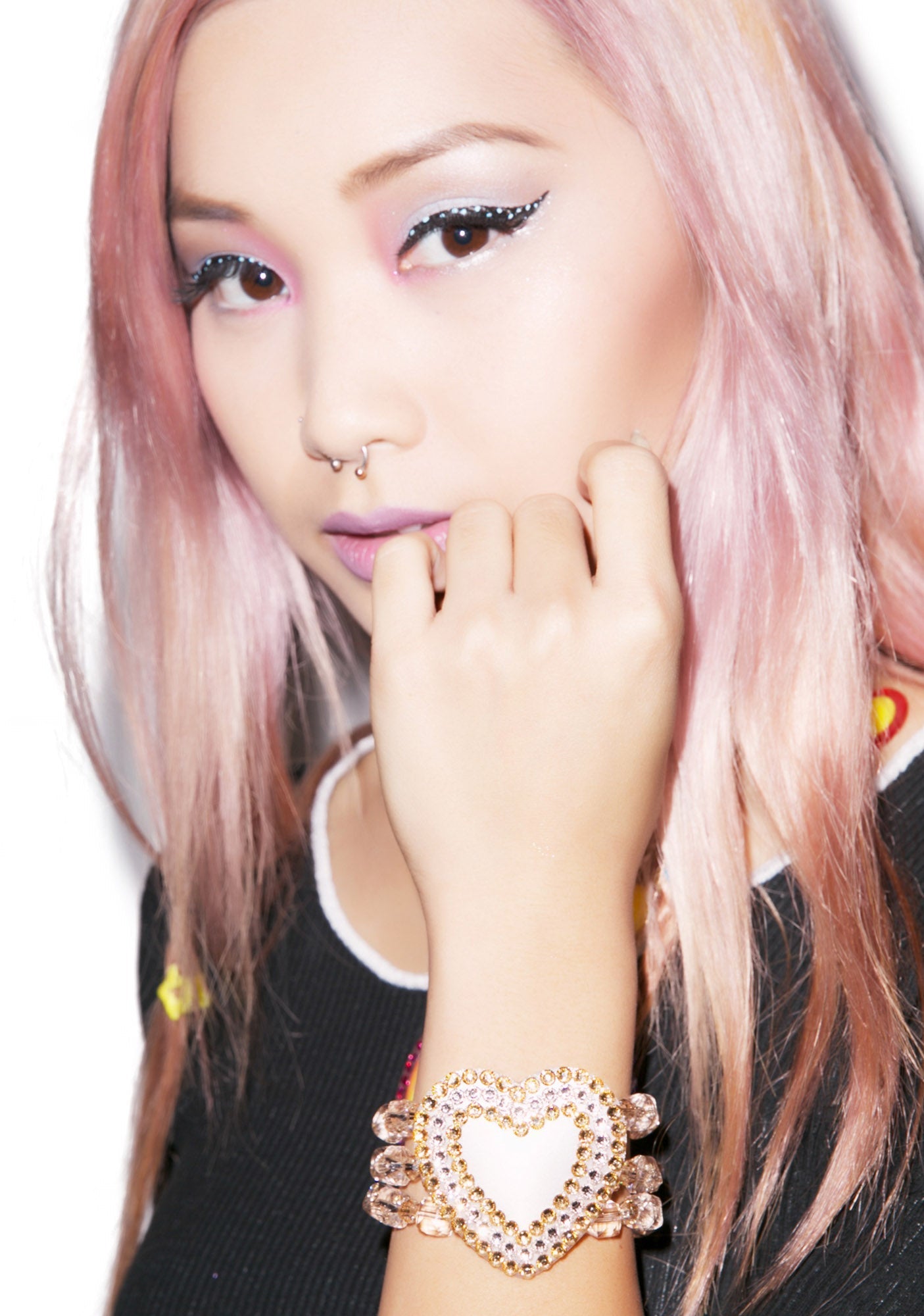 Electric Heart Bracelet - Red