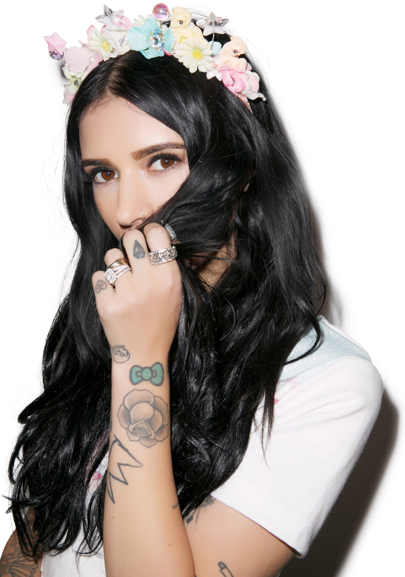 Flower Bomb Headband - Yellow