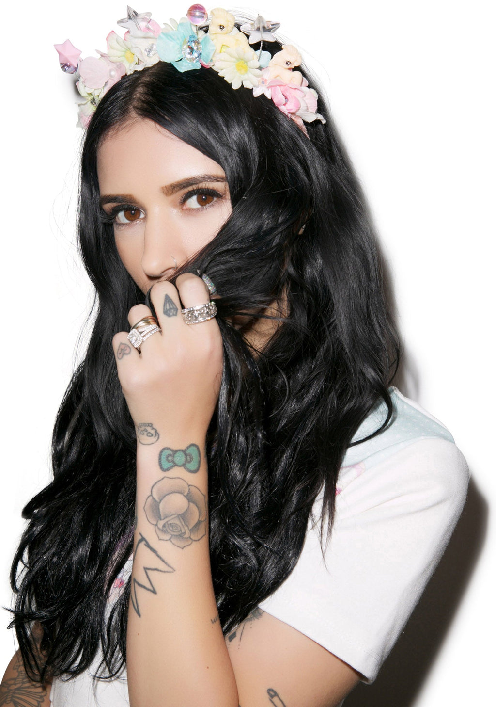 Flower Bomb Headband - Purple