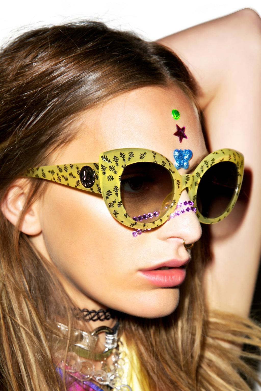 The Diamond Brunch Sunglasses - Yellow