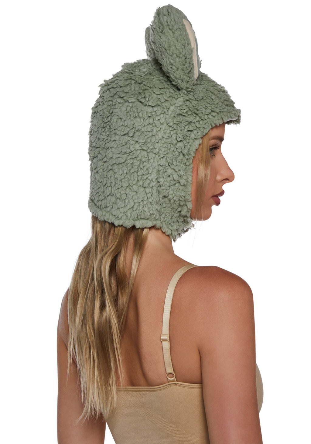 Little Monster Costume Hood - Green