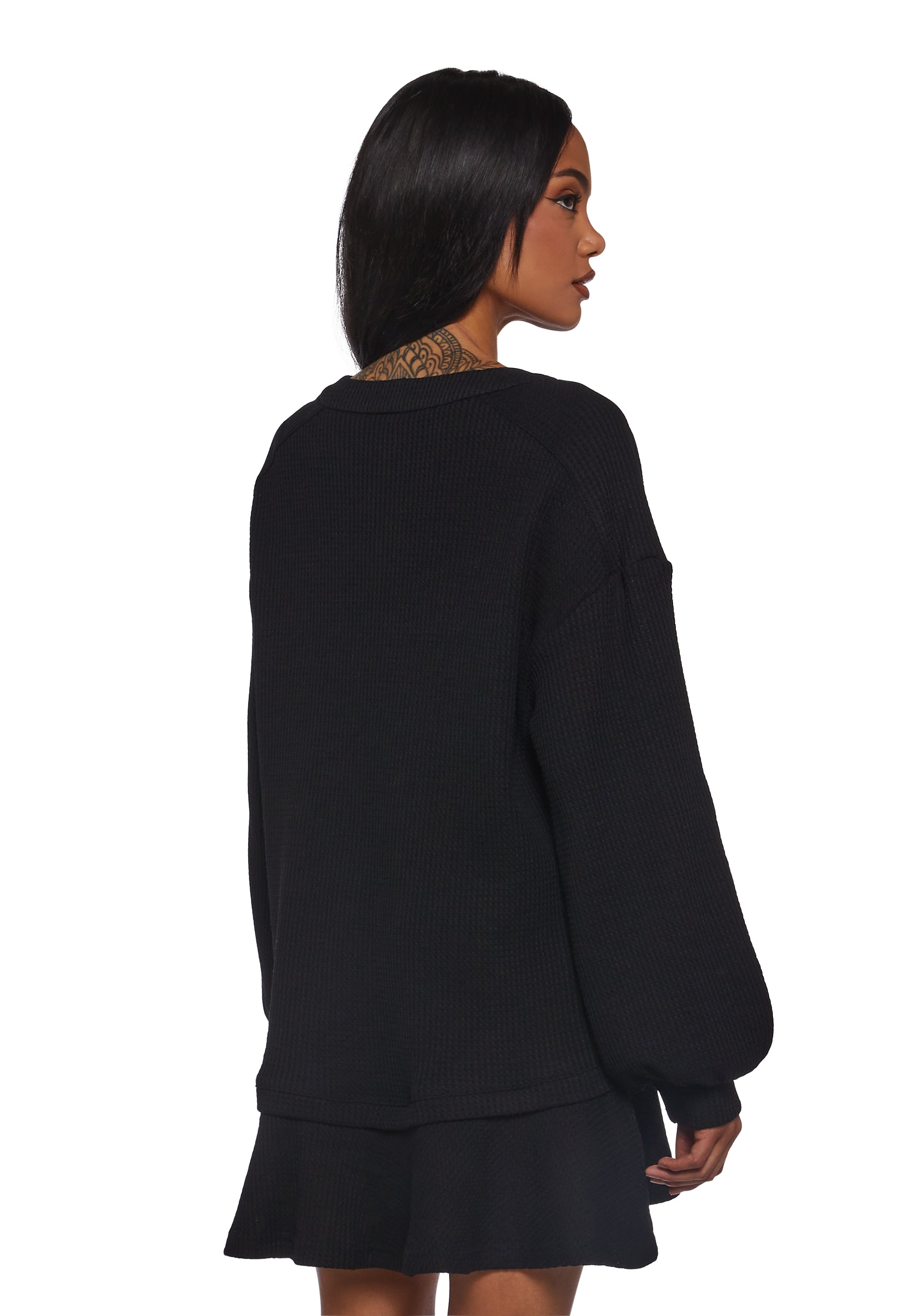 First Glances Trapeze Dress - Black