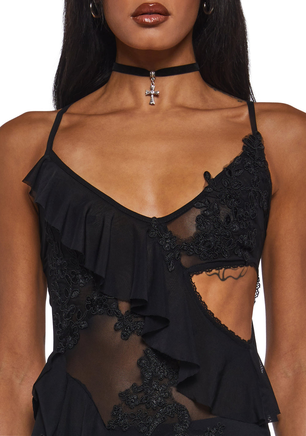 Rebel Mon Amour Maxi Dress - Black