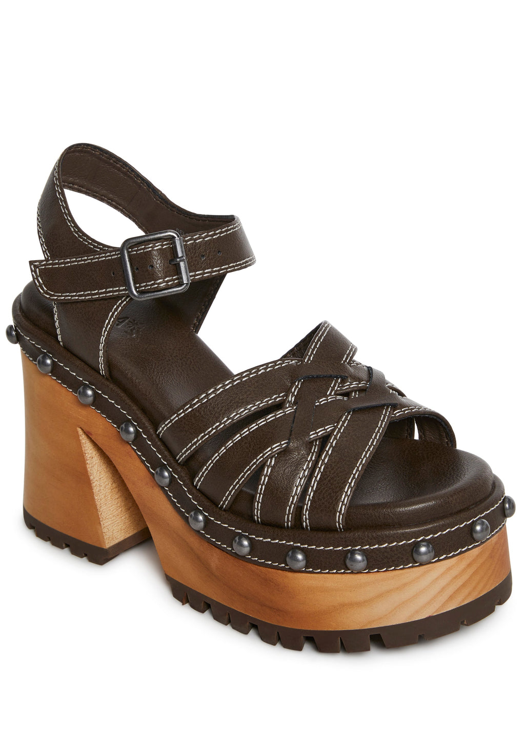 Crush Promises Platform Sandals - Brown