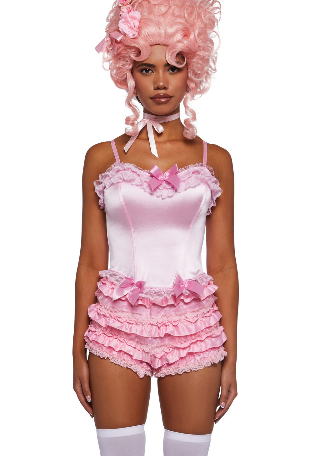 Romantic Age Corset Top - Pink