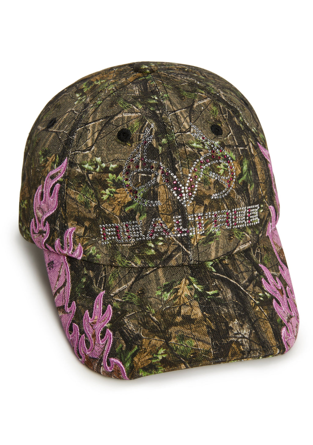 Embroidered Camo Flame Hat