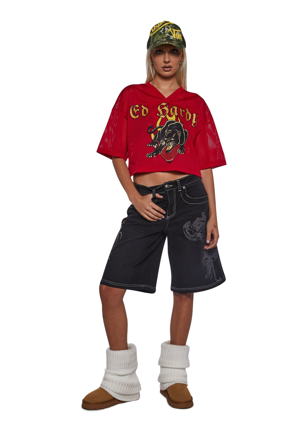 Panther Head Football Jersey Tee