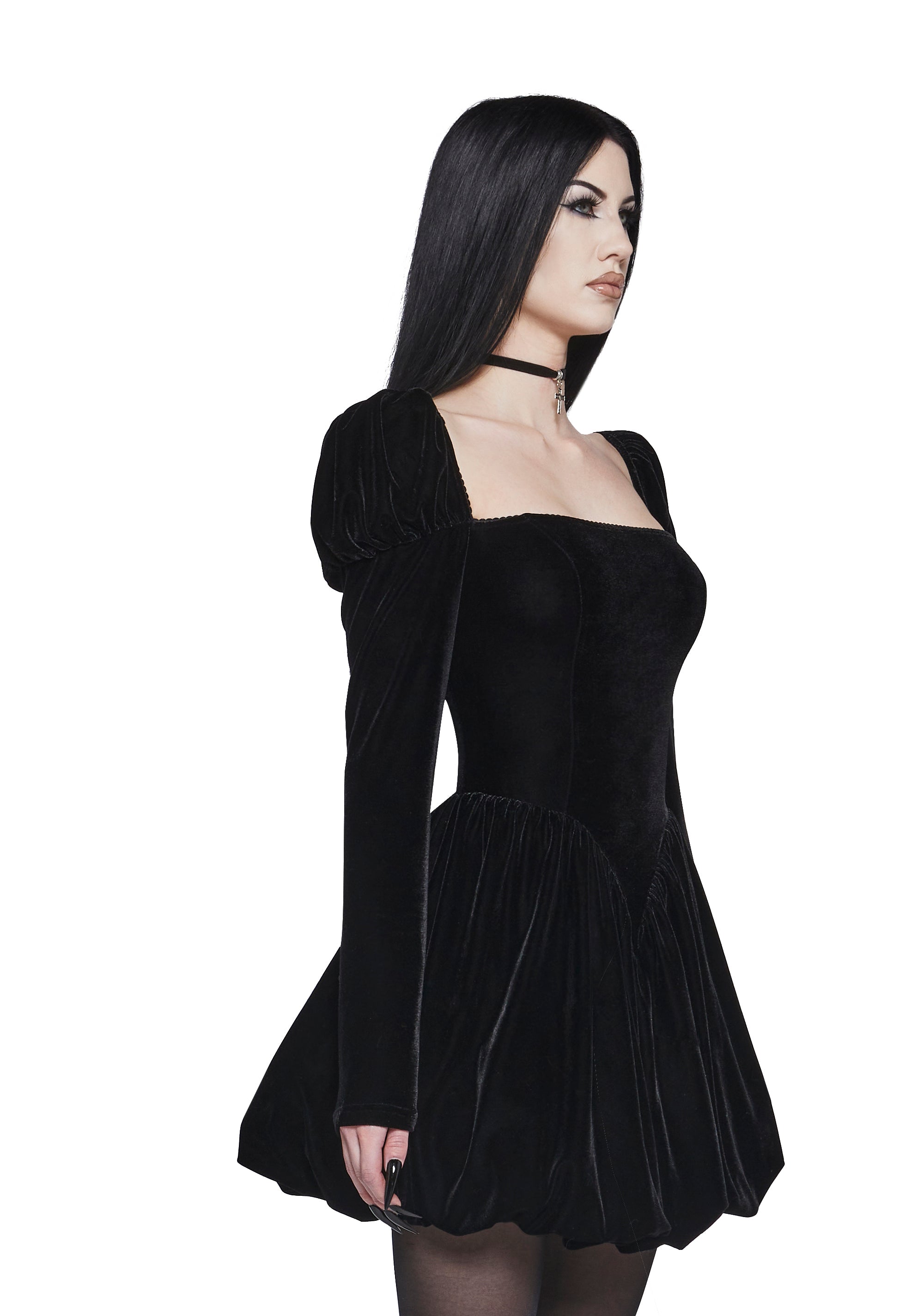 Mystic Hour Velvet Dress