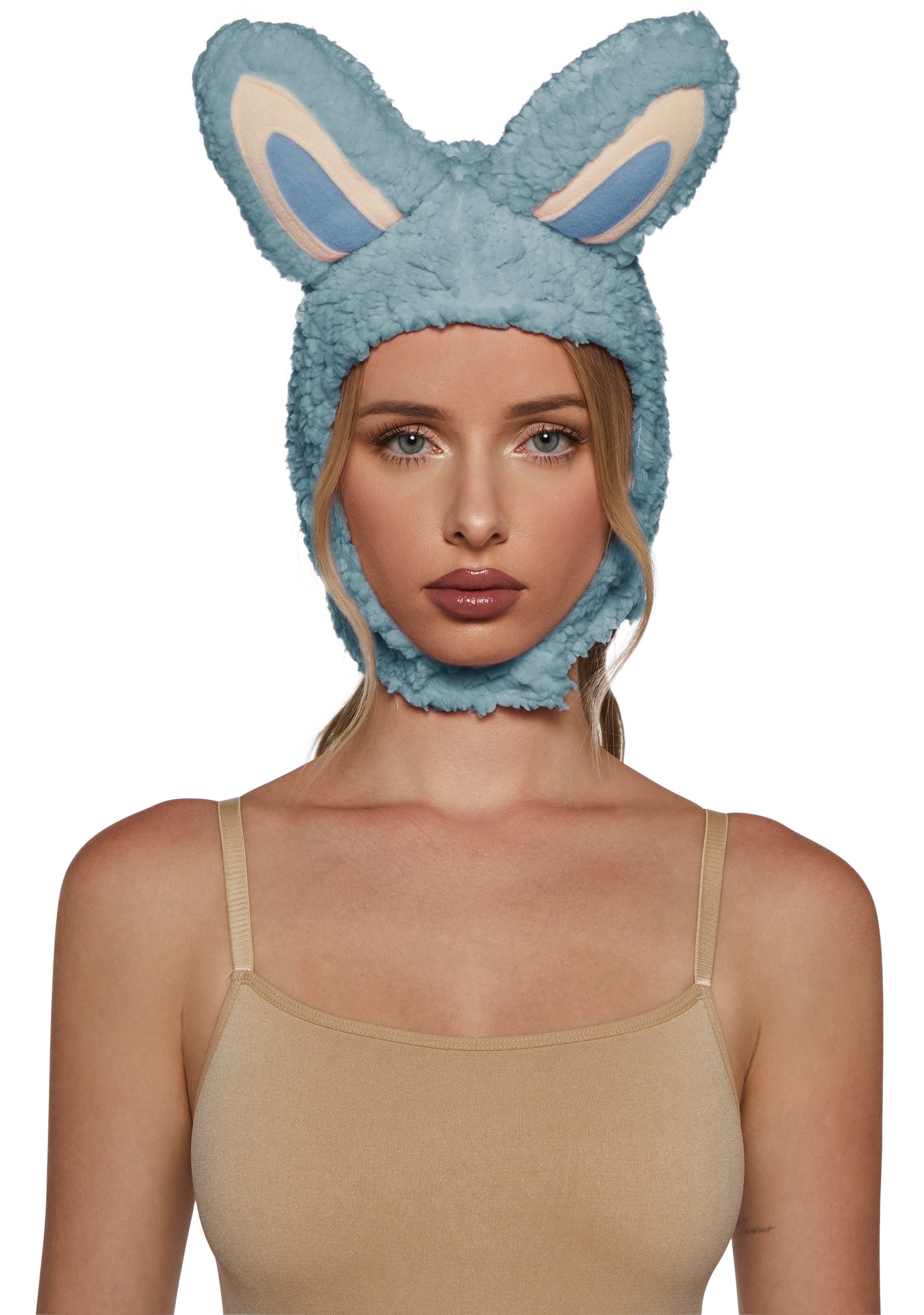 Little Monster Costume Hood - Blue