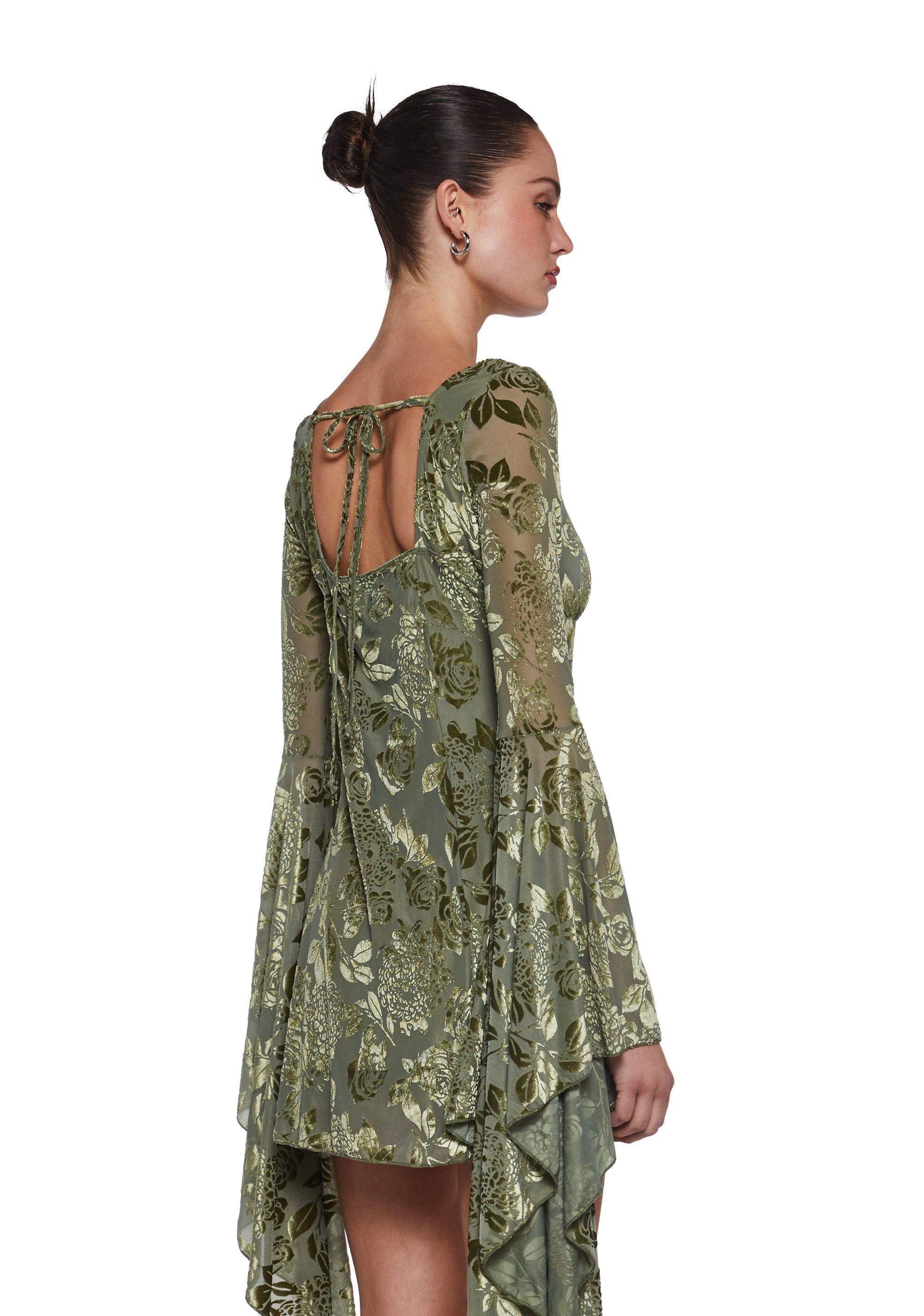 Whimsy Musings Flared Mini Dress