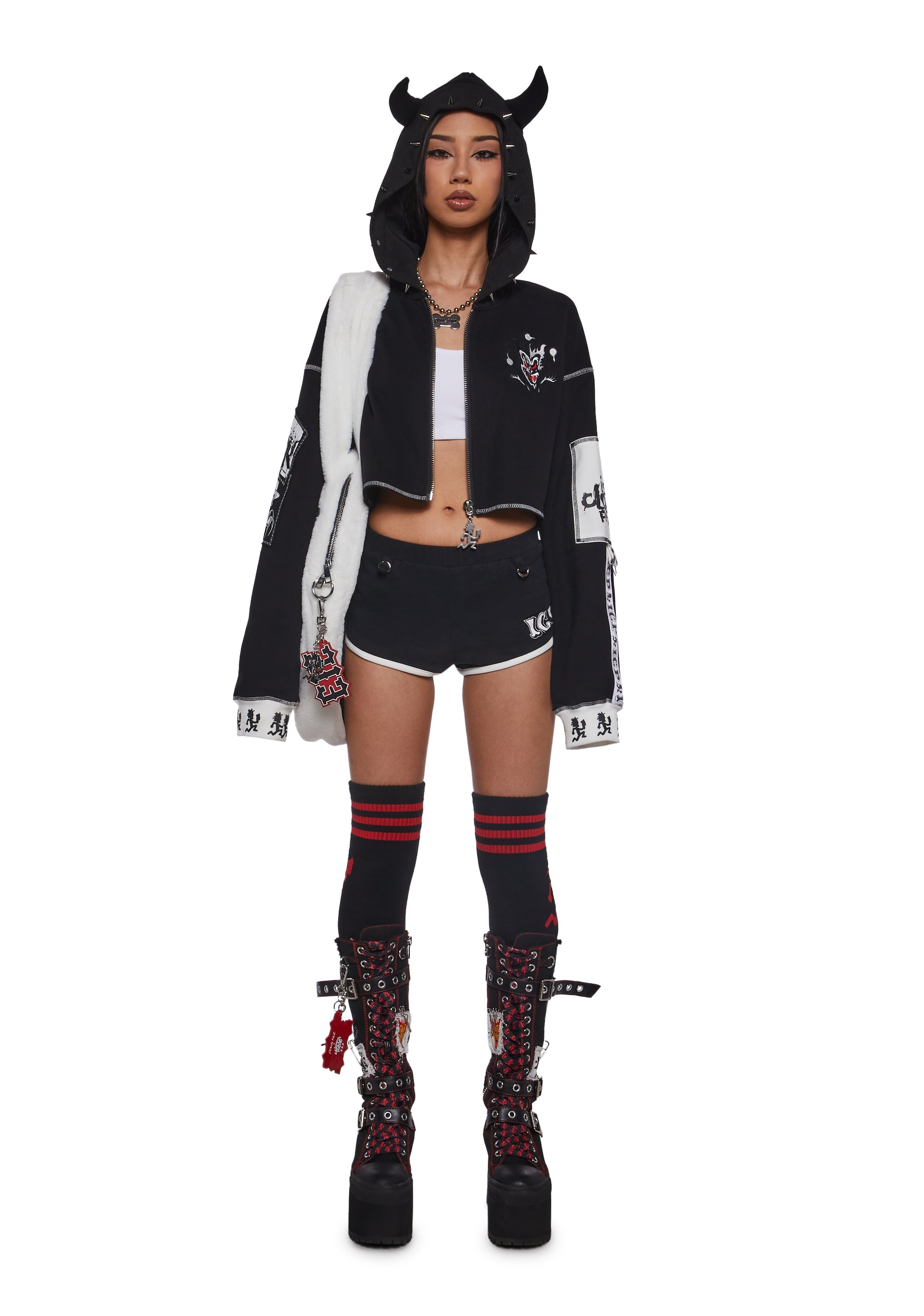 Painted Laughs Booty Shorts