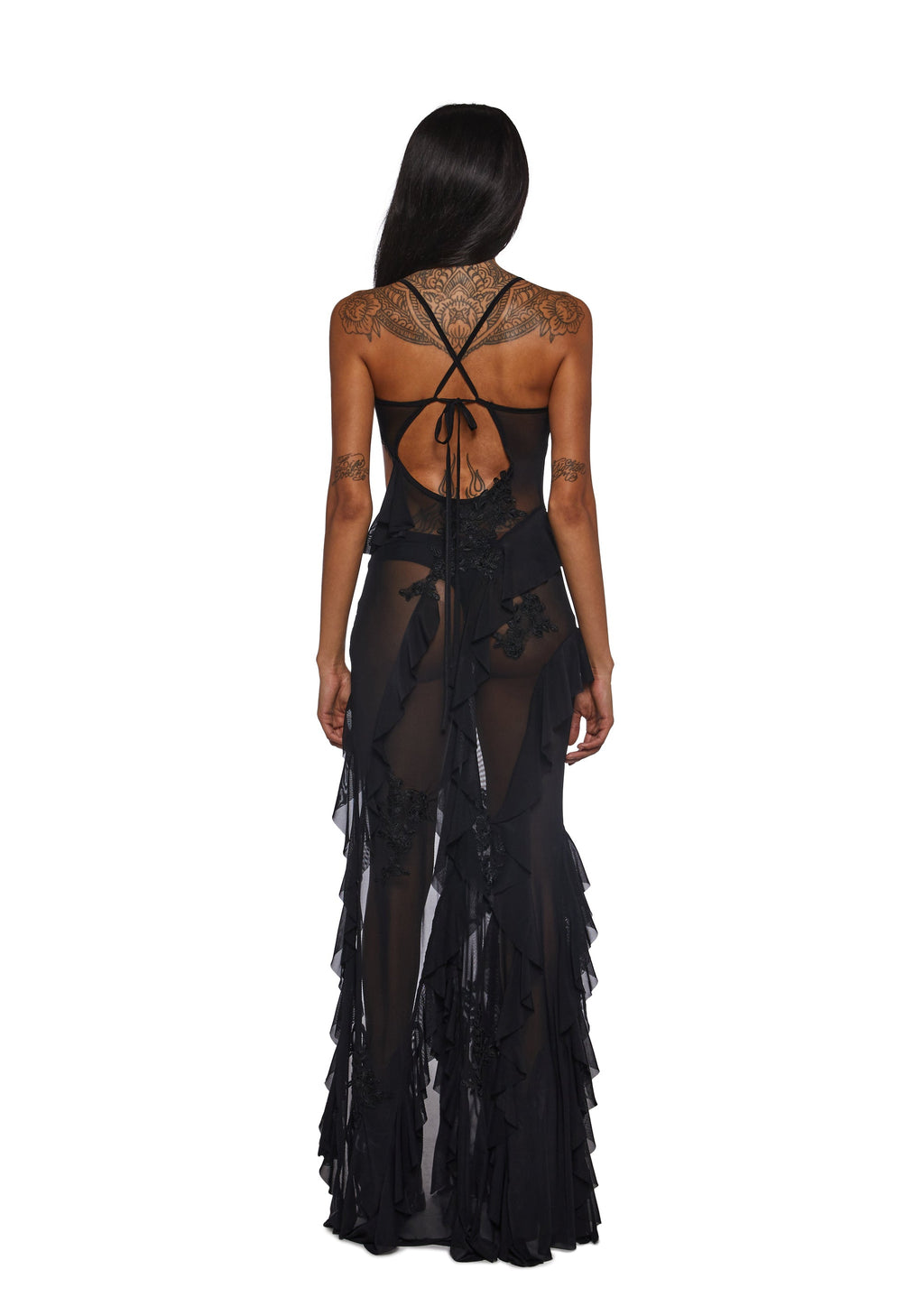 Rebel Mon Amour Maxi Dress - Black