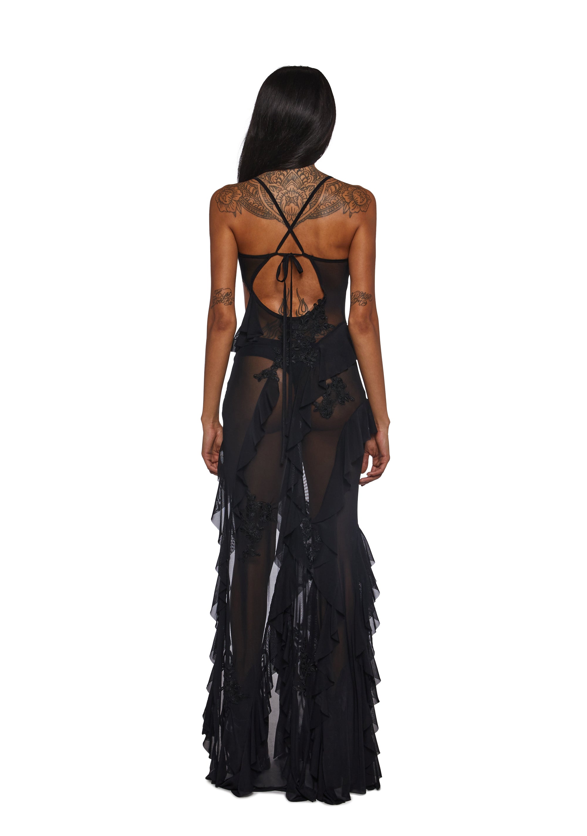 Rebel Mon Amour Maxi Dress - Black