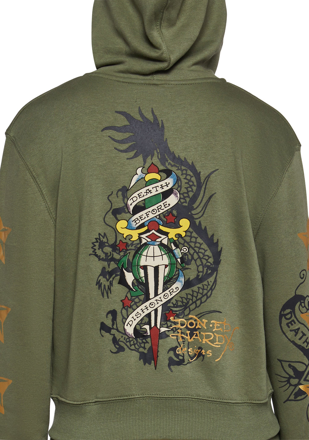 Cobra Flame Zip Front Hoodie