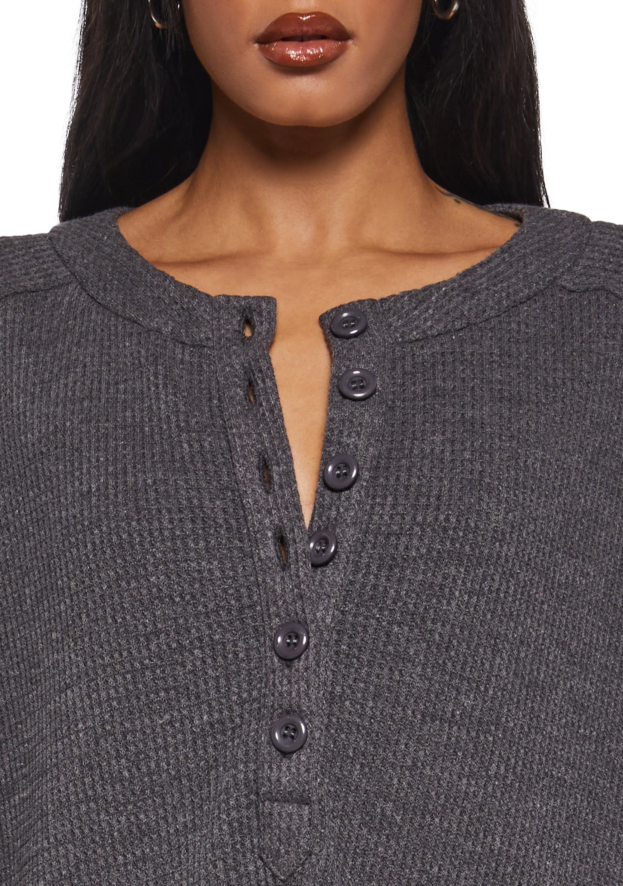 First Glances Trapeze Dress - Gray