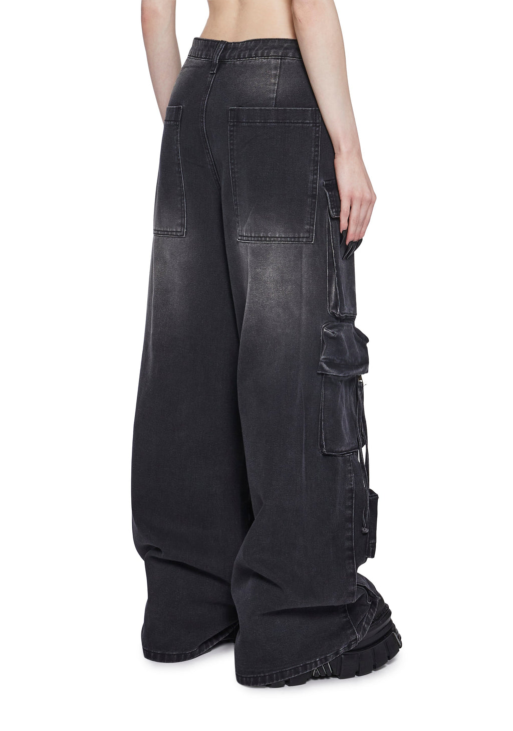 Wicked Persuasion Cargo Jeans - Black