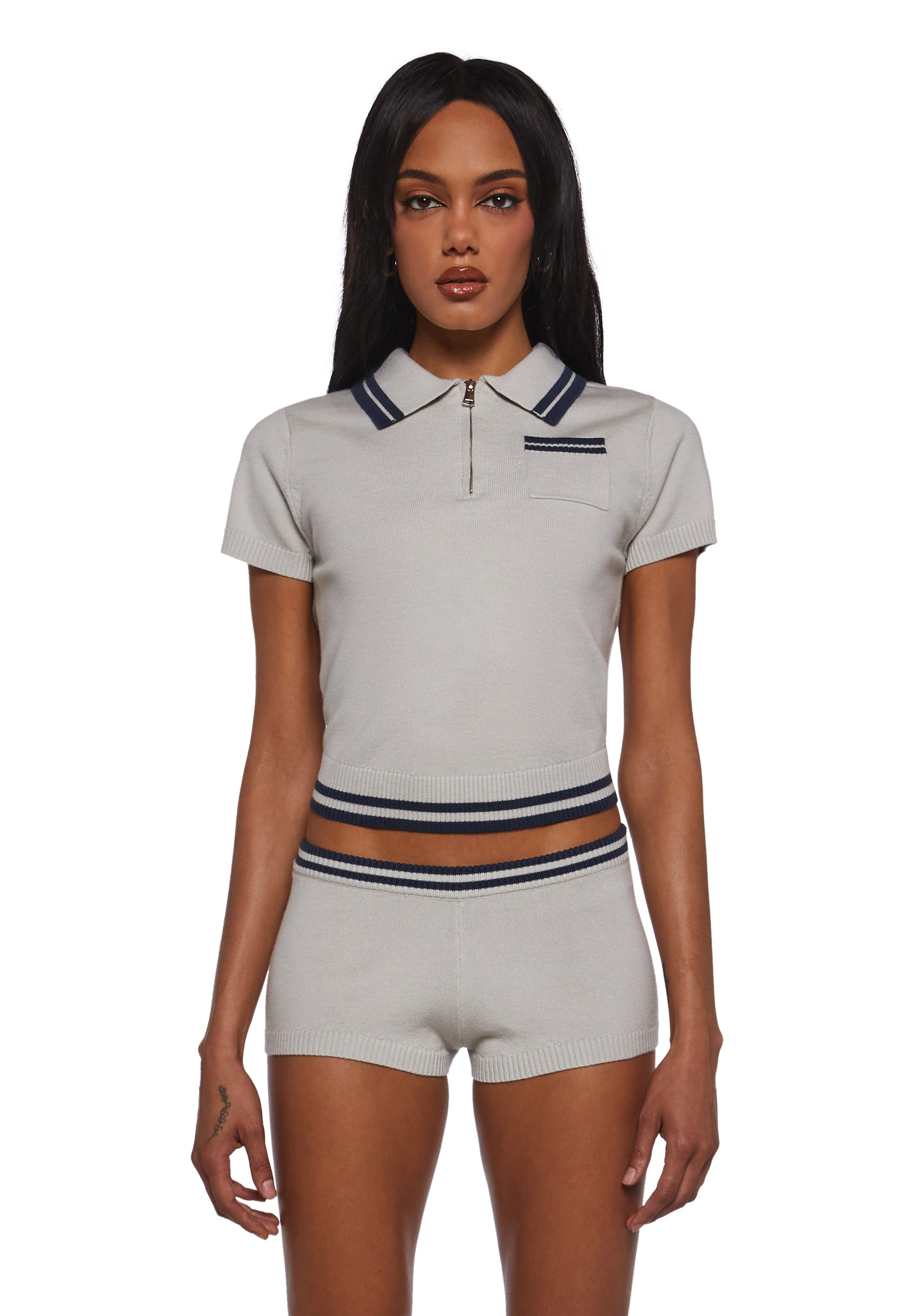 Preppy Fate Shorts Set