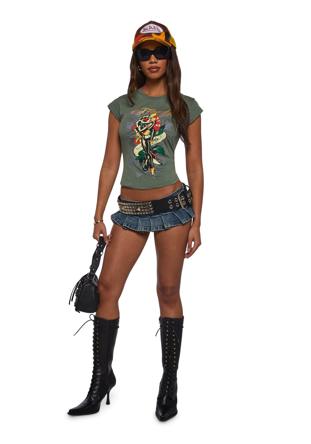 Sailor Girl Cap Sleeve Tee