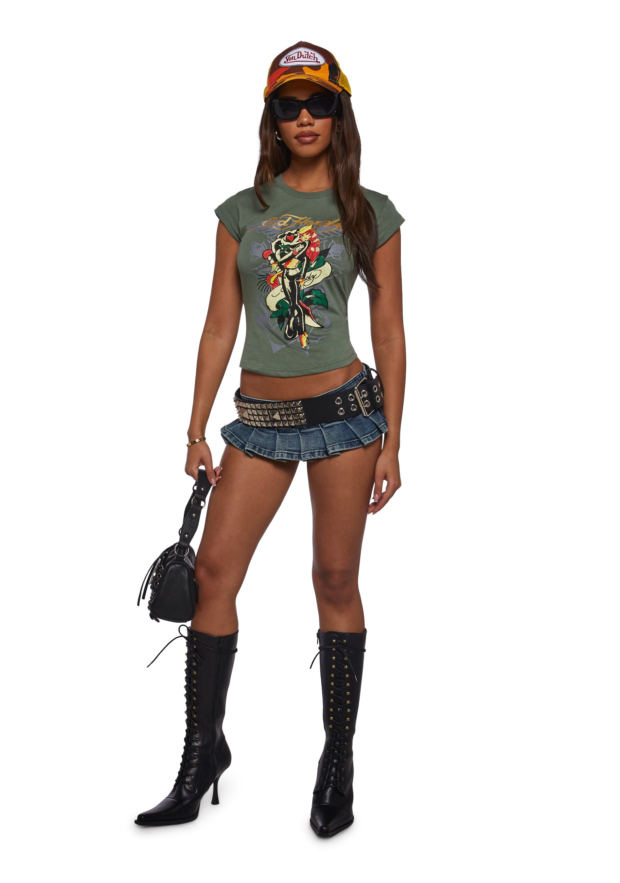 Sailor Girl Cap Sleeve Tee