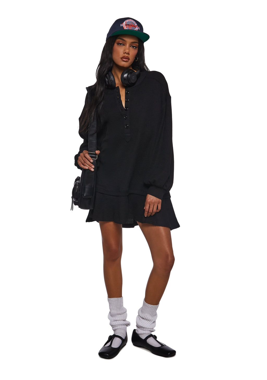 First Glances Trapeze Dress - Black