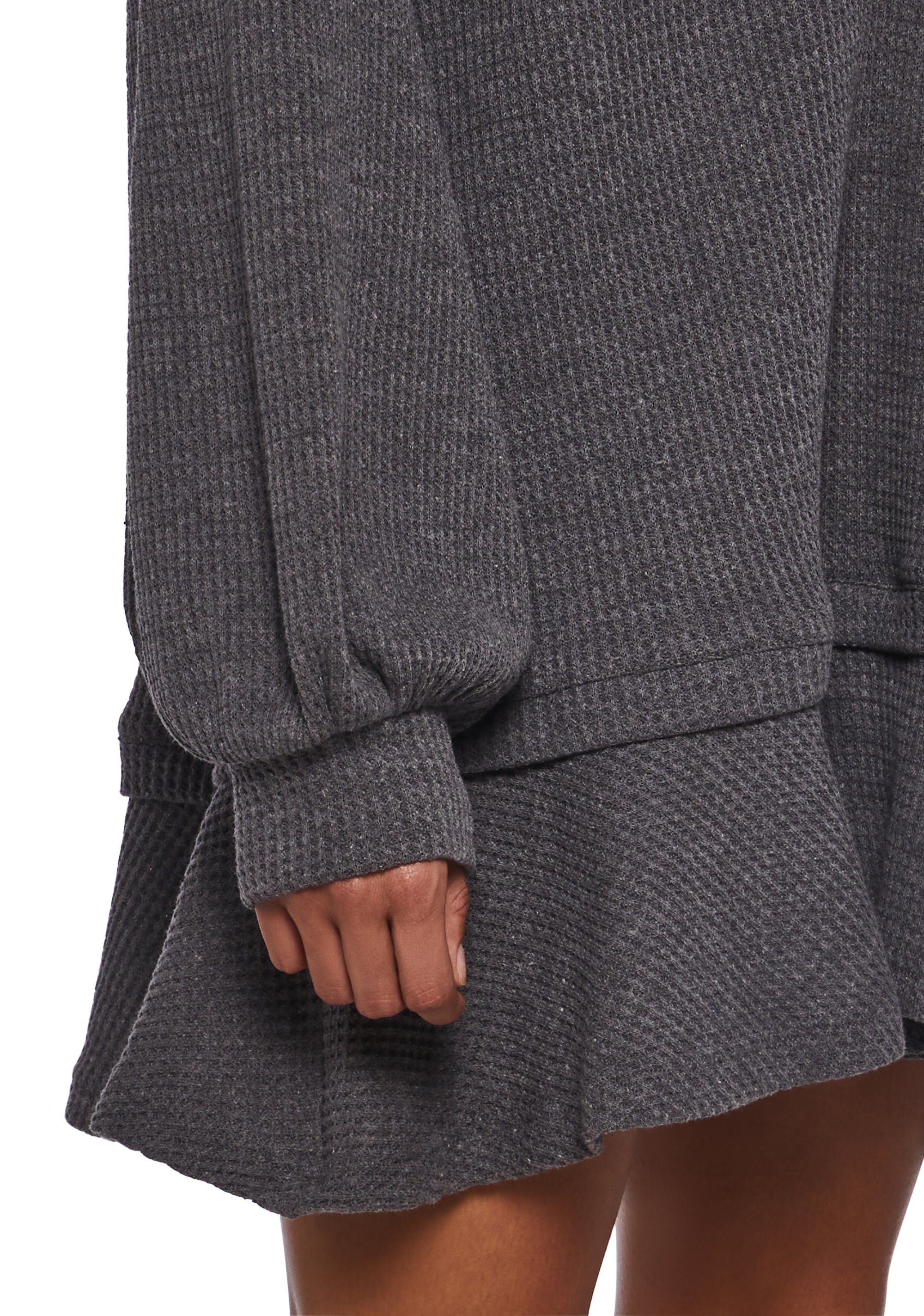 First Glances Trapeze Dress - Gray