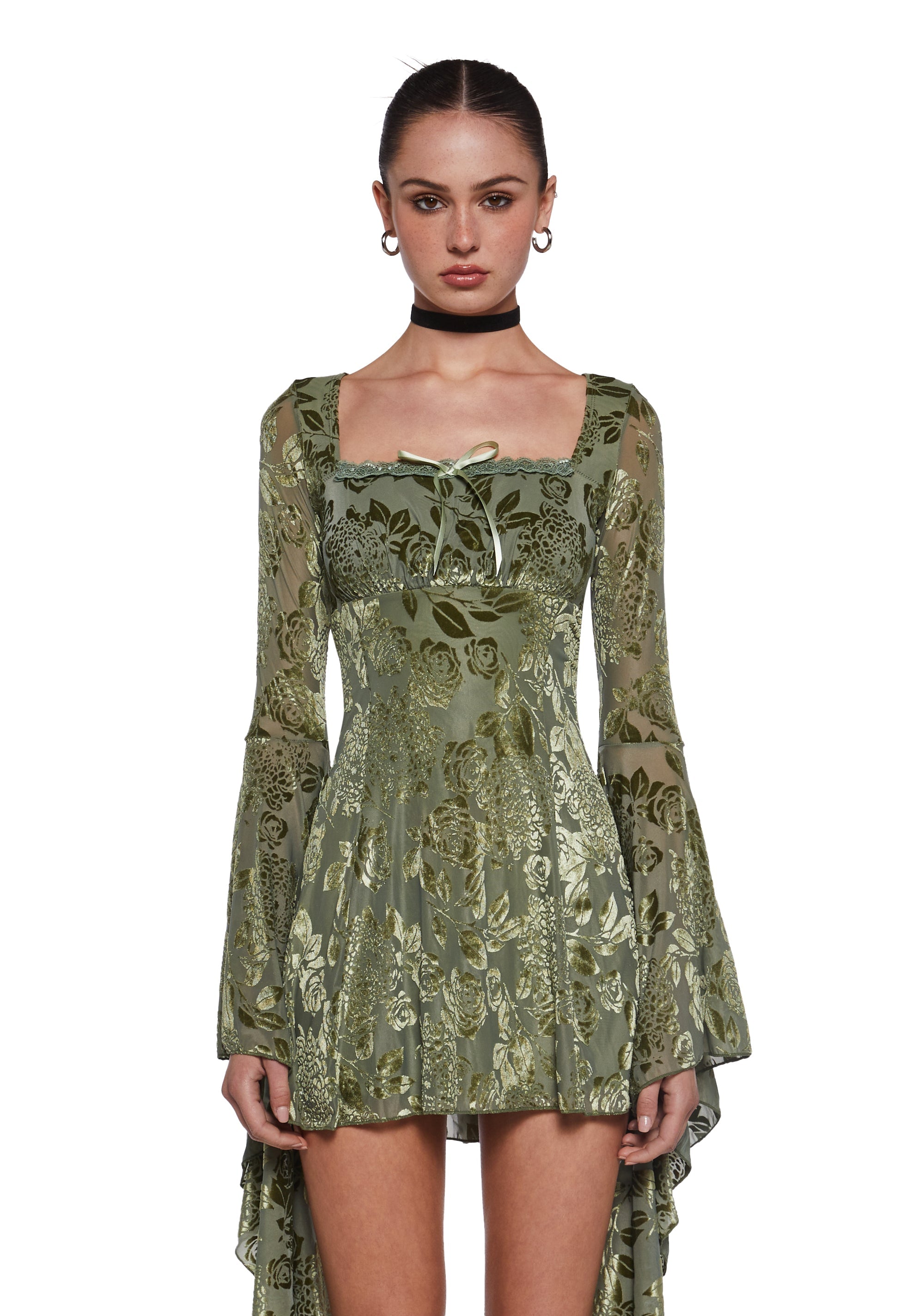 Whimsy Musings Flared Mini Dress