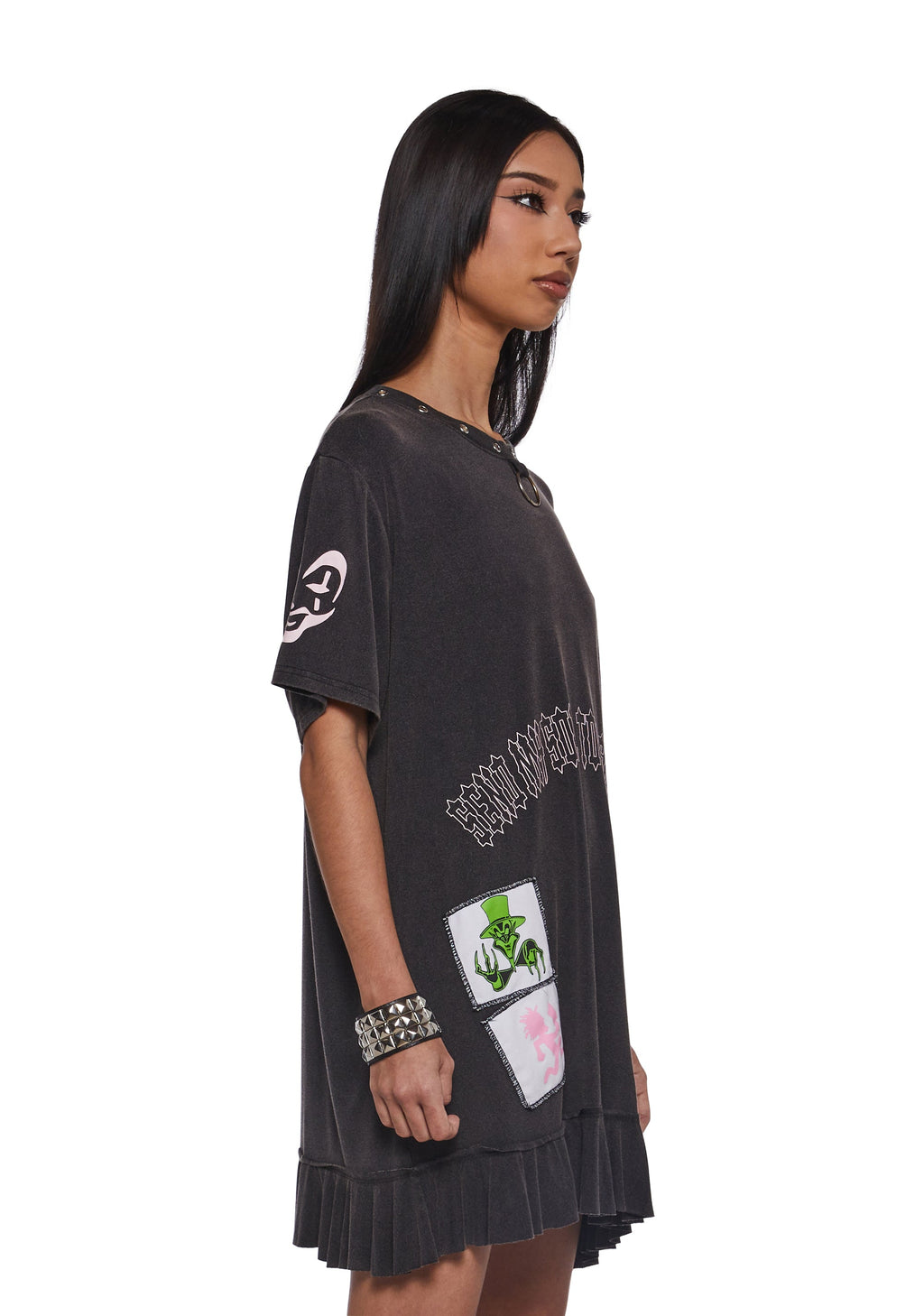 Send My Soul Washed Tee Dress